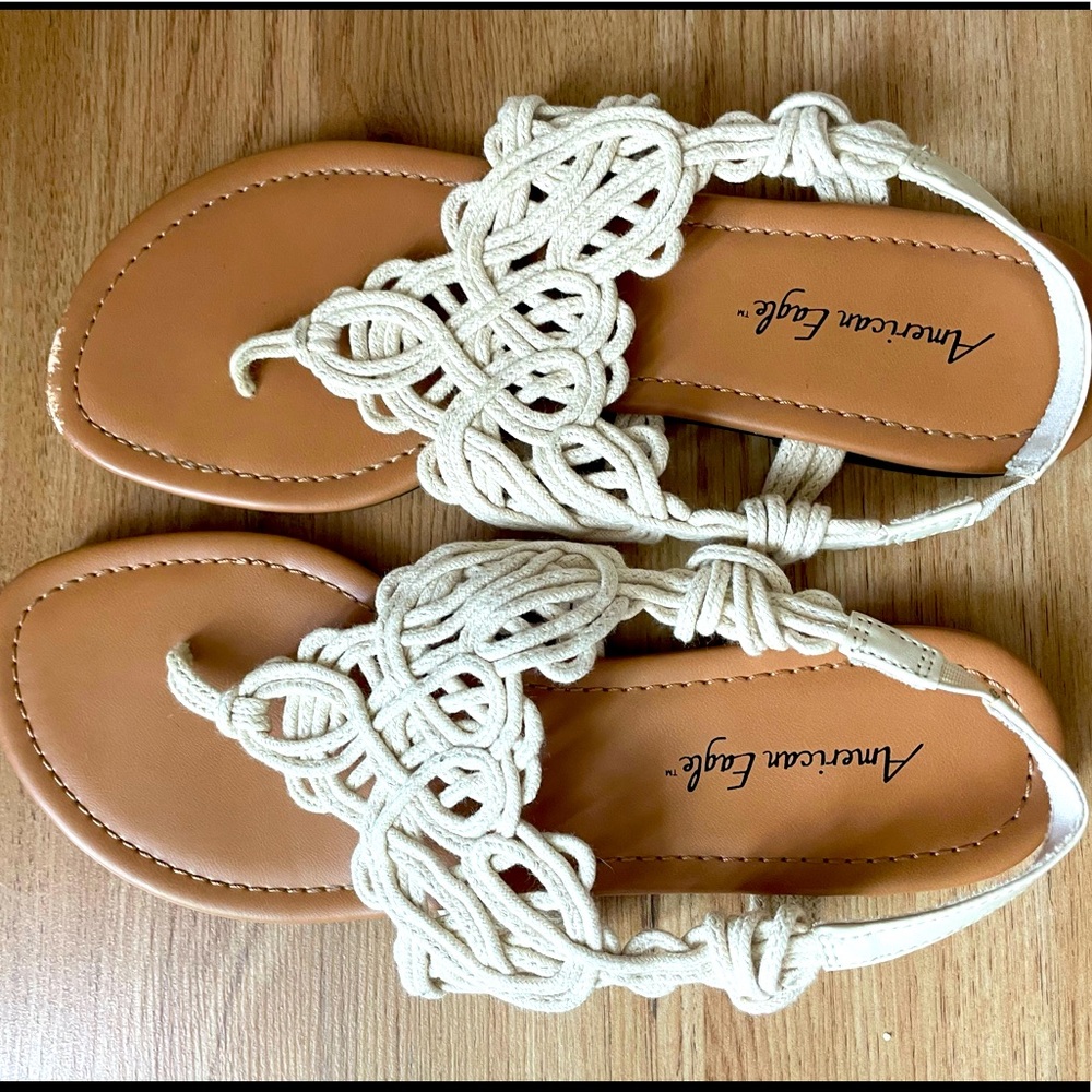 American Eagle Crochet Sandals